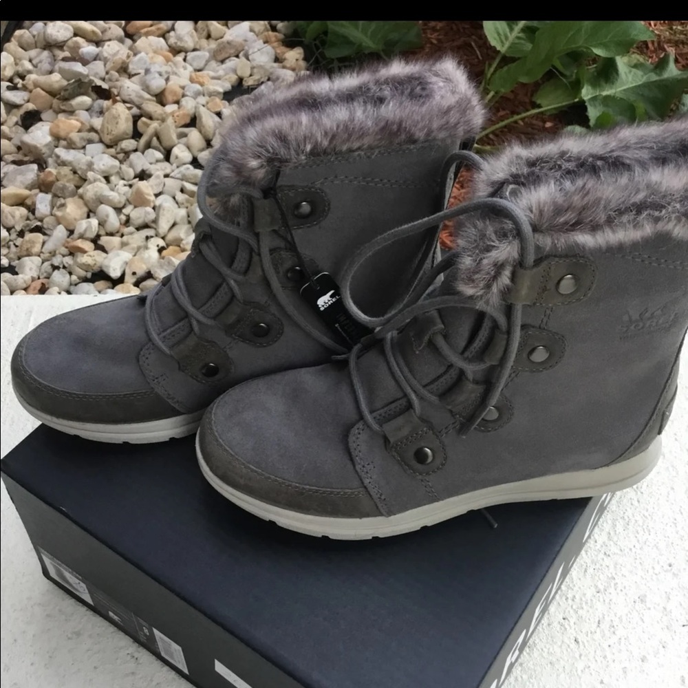 SOREL Women's Explorer Joan Waterproof Winter Boot - Picture 6 of 16